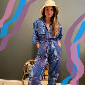 Vintage Global Kiwis Jumpsuit 🥝